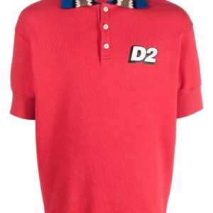 Dsquared2 logo-print short-sleeve polo shirt