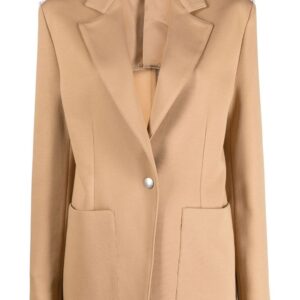 Palm Angels  side-stripe single-breasted blazer