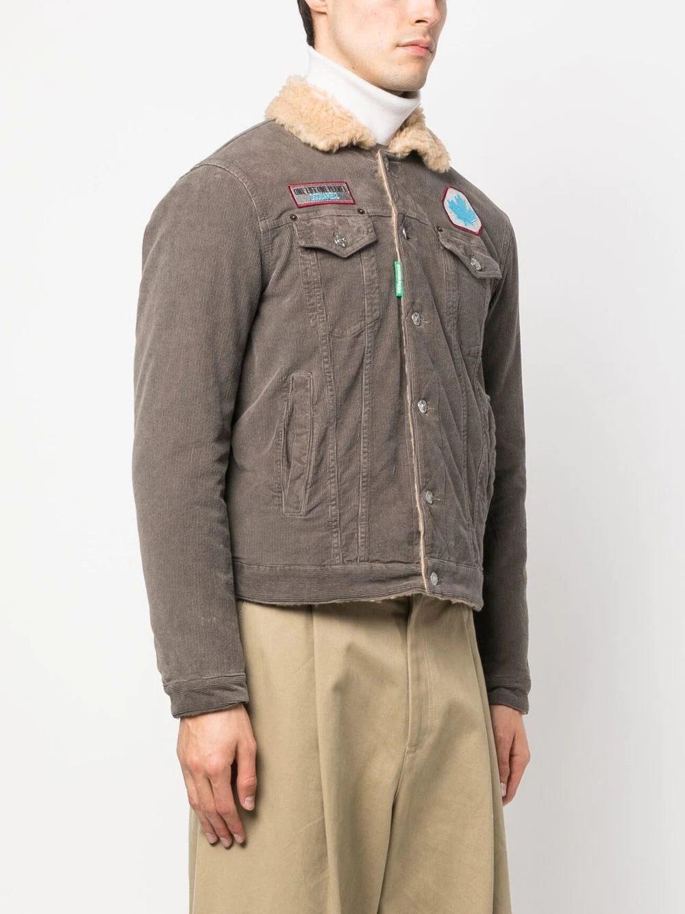 Dsquared2 corduroy patch-detail jacket - Image 3