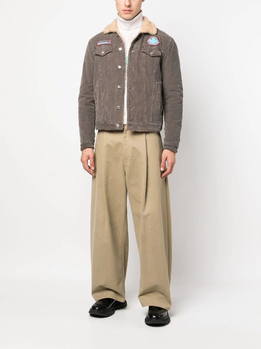 Dsquared2 corduroy patch-detail jacket - Image 2