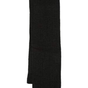 The North Face logo-patch knitted scarf