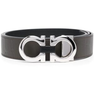 Ferragamo Gancini-buckle fastening belt