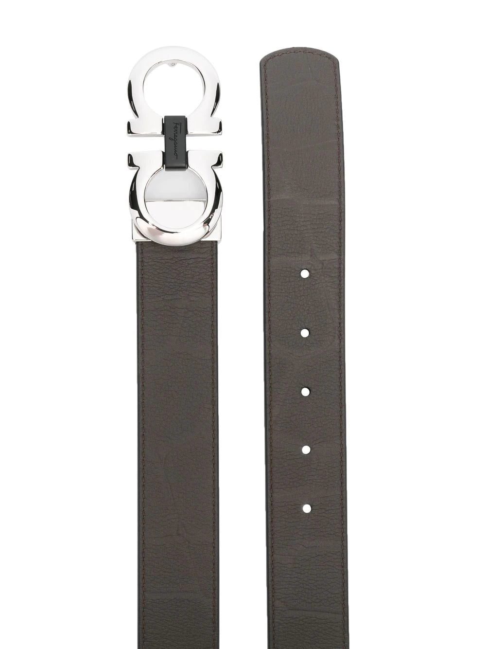 Ferragamo Gancini-buckle fastening belt - Image 2