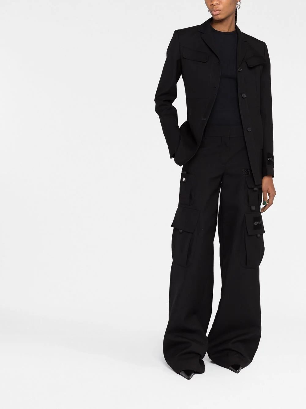 Off-White wide-leg cargo pants - Image 2