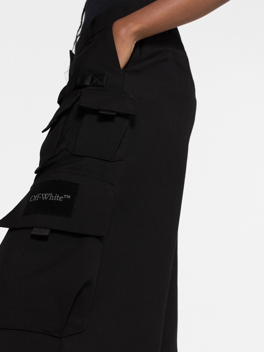 Off-White wide-leg cargo pants - Image 3