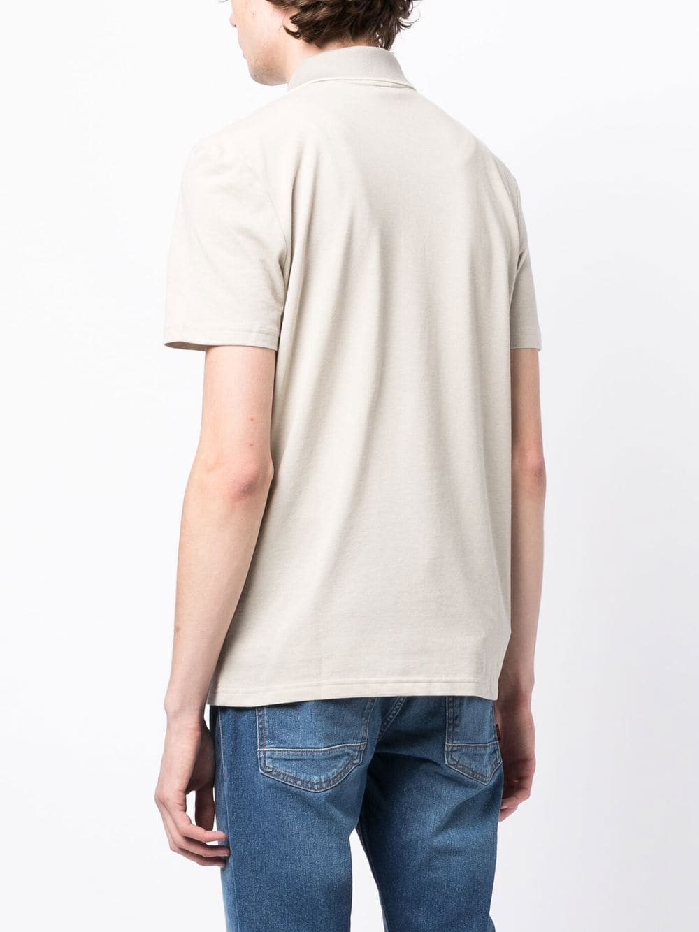 BOSS logo-patch polo shirt - Image 4