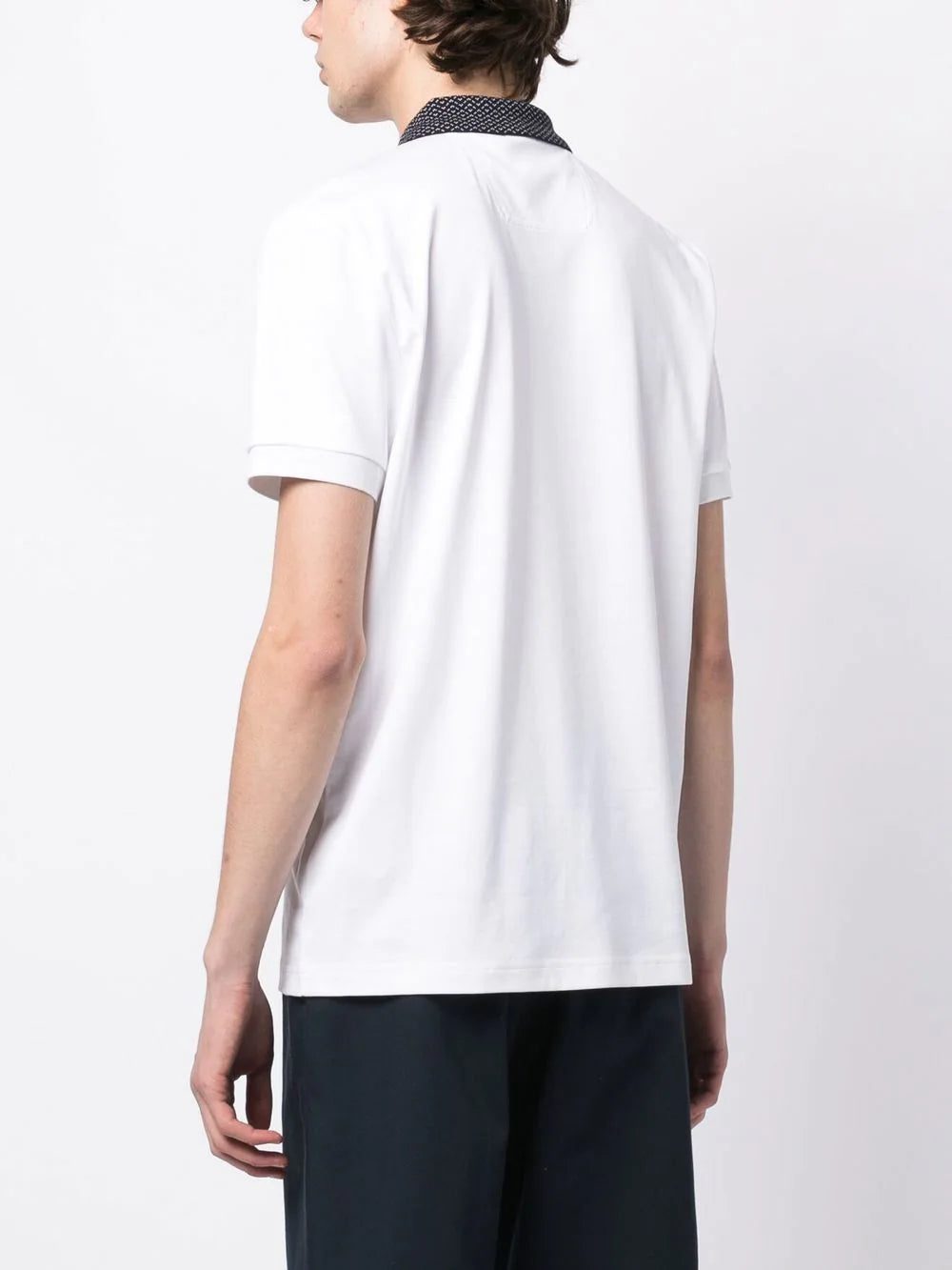 BOSS contrast-collar polo shirt - Image 4