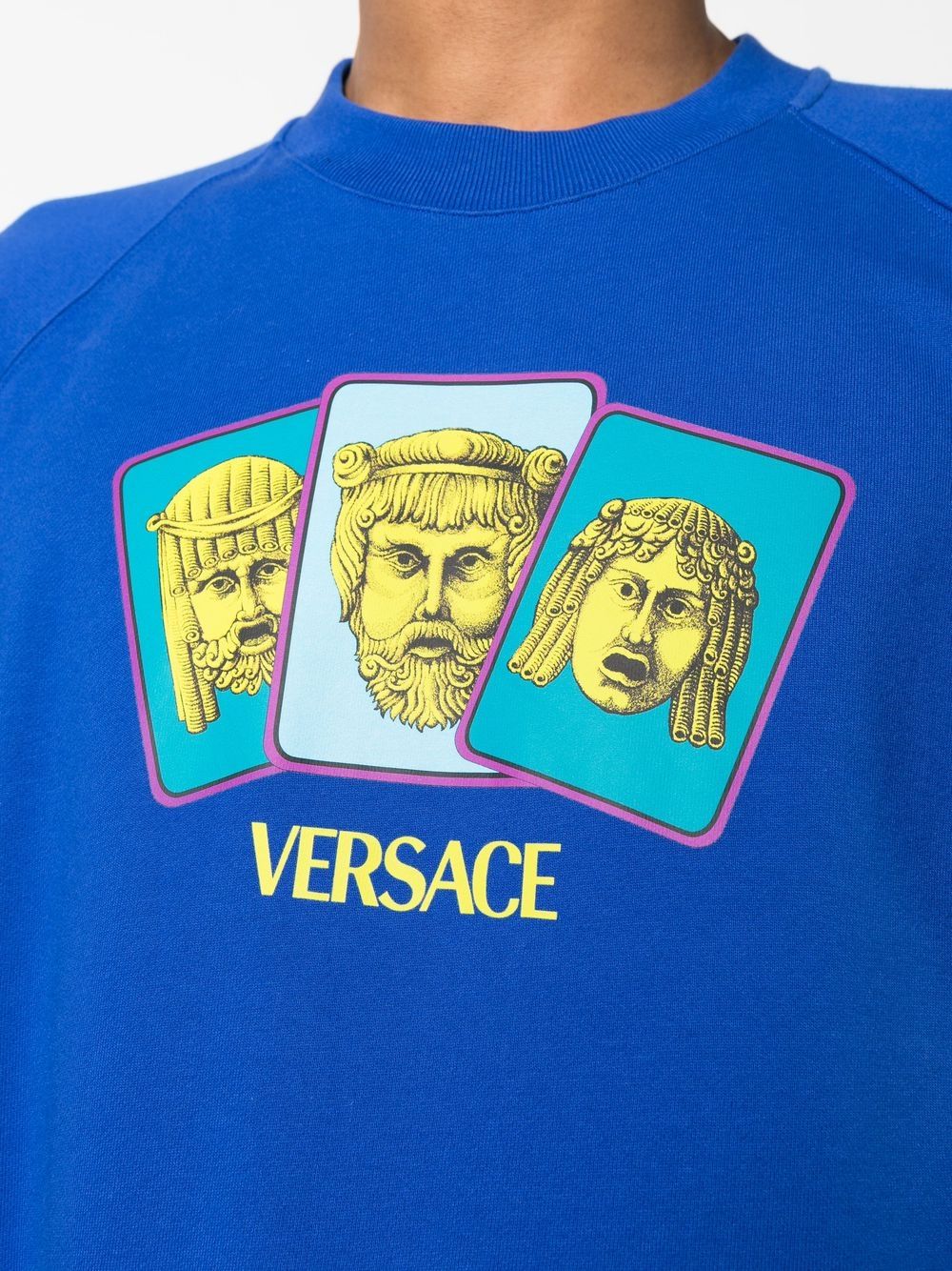 Versace logo-print cotton sweatshirt - Image 4