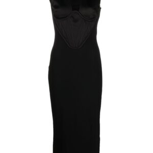 Versace corset midi dress