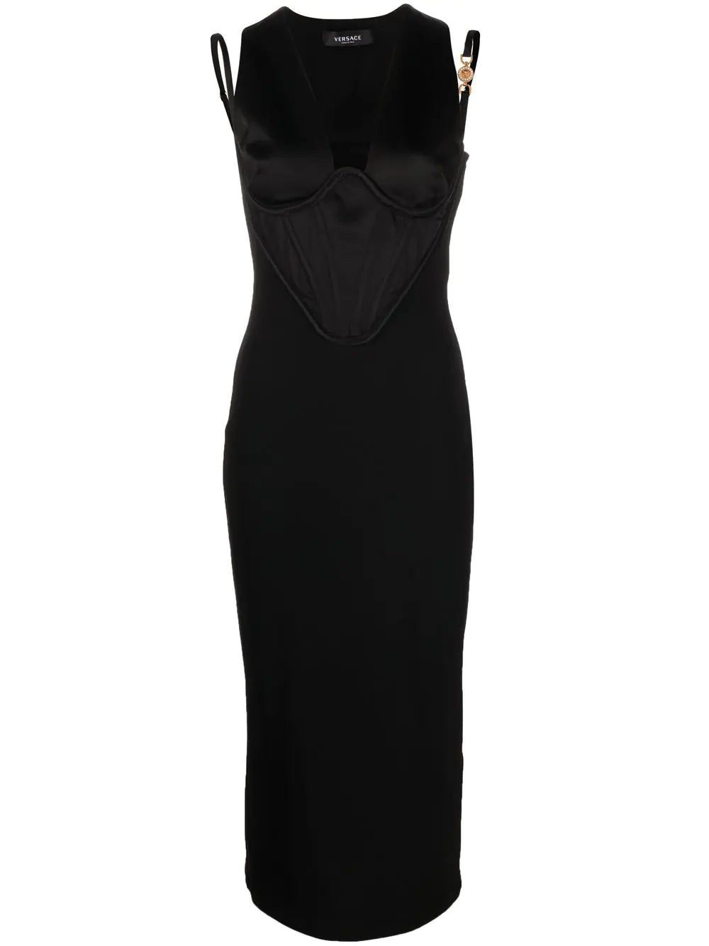 Versace corset midi dress