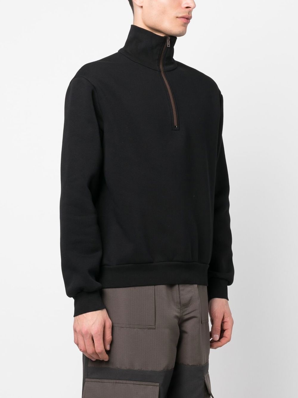 Acne Studios high-neck half-zip sweatshirt - Image 4