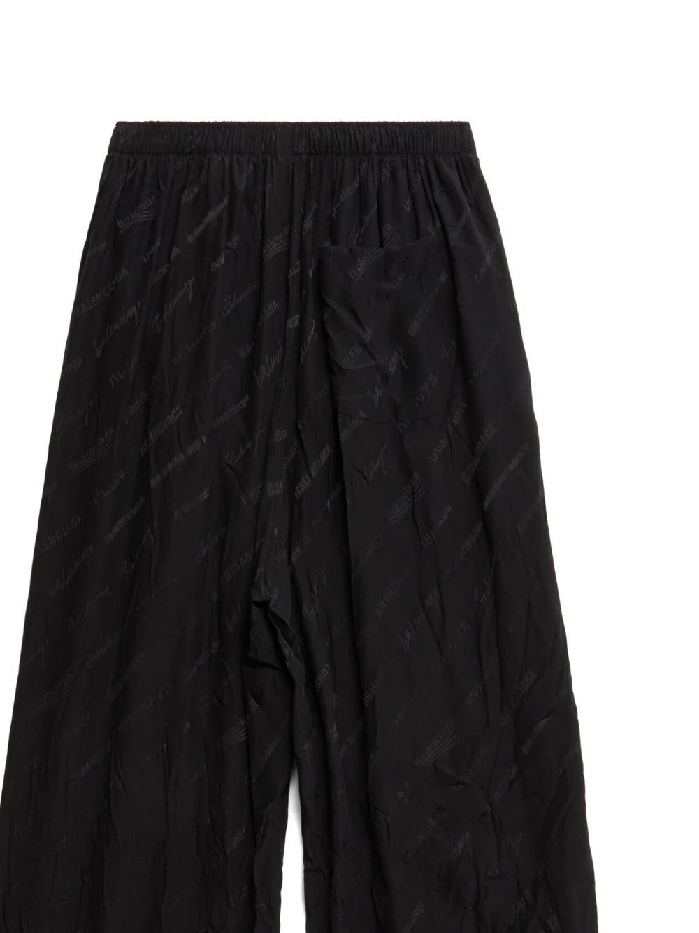 Balenciaga logo-jacquard wide-leg trousers - Image 2