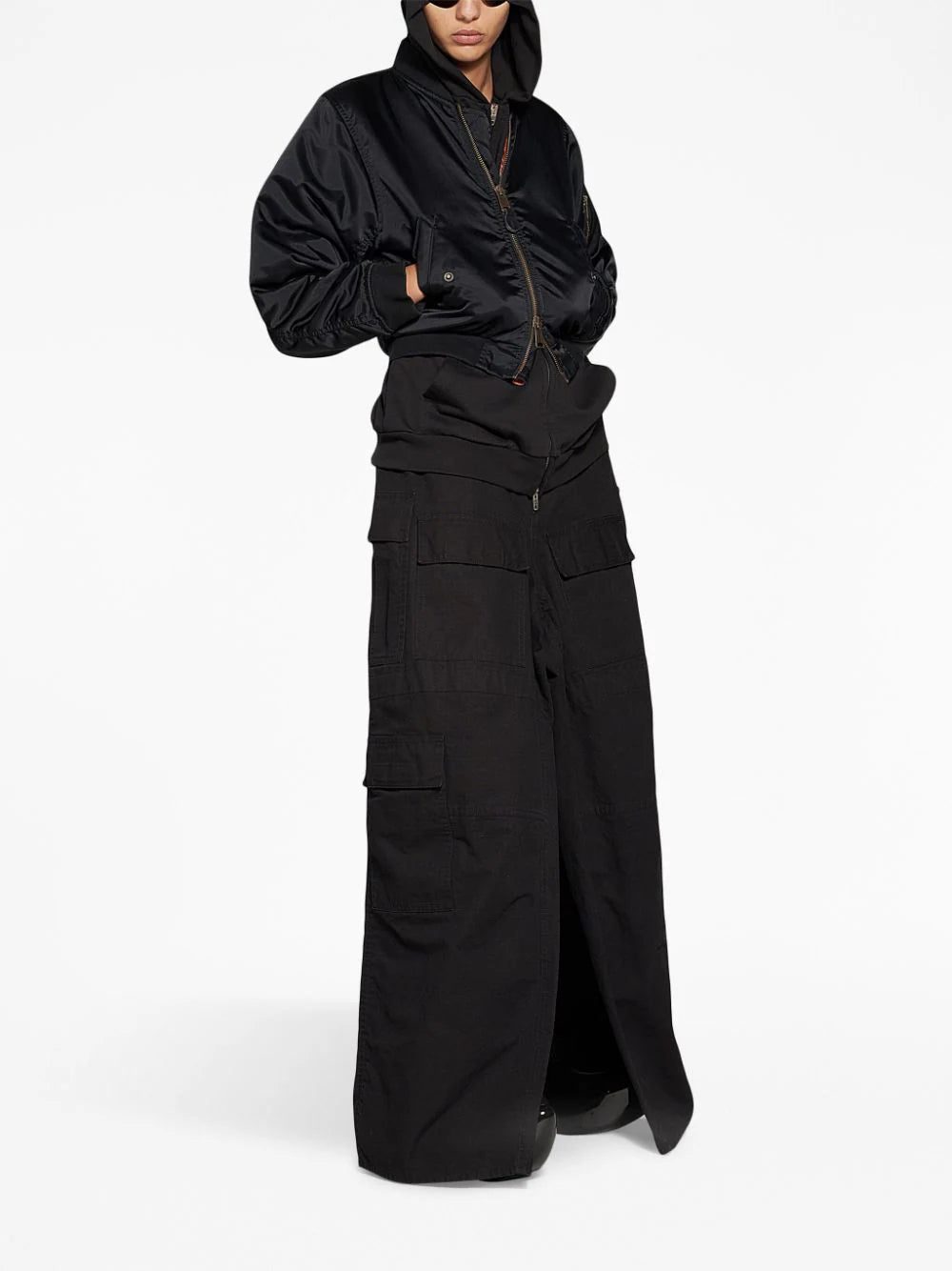 Balenciaga ruched bomber jacket - Image 2