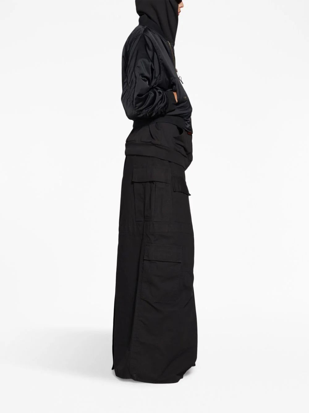 Balenciaga ruched bomber jacket - Image 3