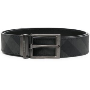 Louis Vuitton check-print reversible belt