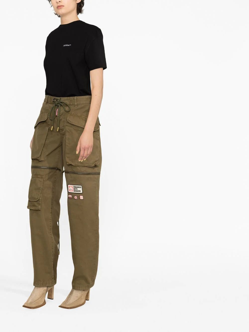 Off-White logo-print cotton T-shirt - Image 3