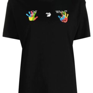 Off-White  Hand logo-print cotton T-shirt