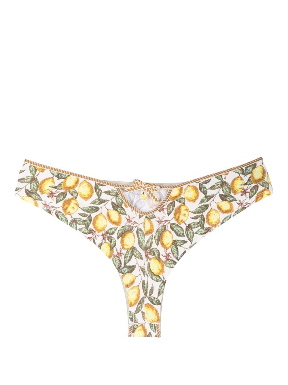 Marlies Dekkers Mambo lemon-print butterfly briefs - Image 2