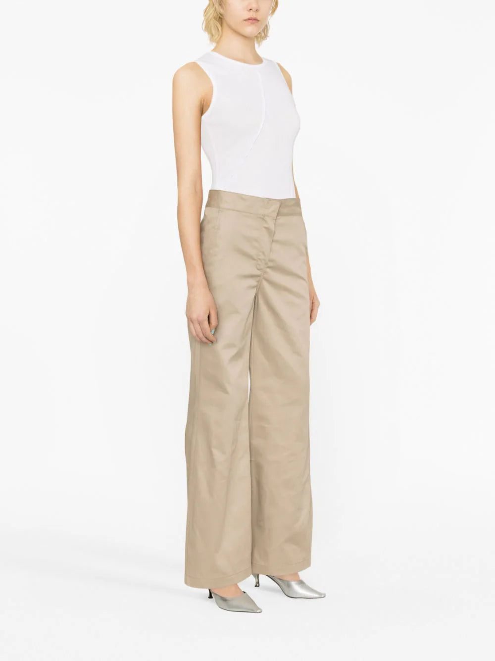 Palm Angels reversed waistband chino pants - Image 4