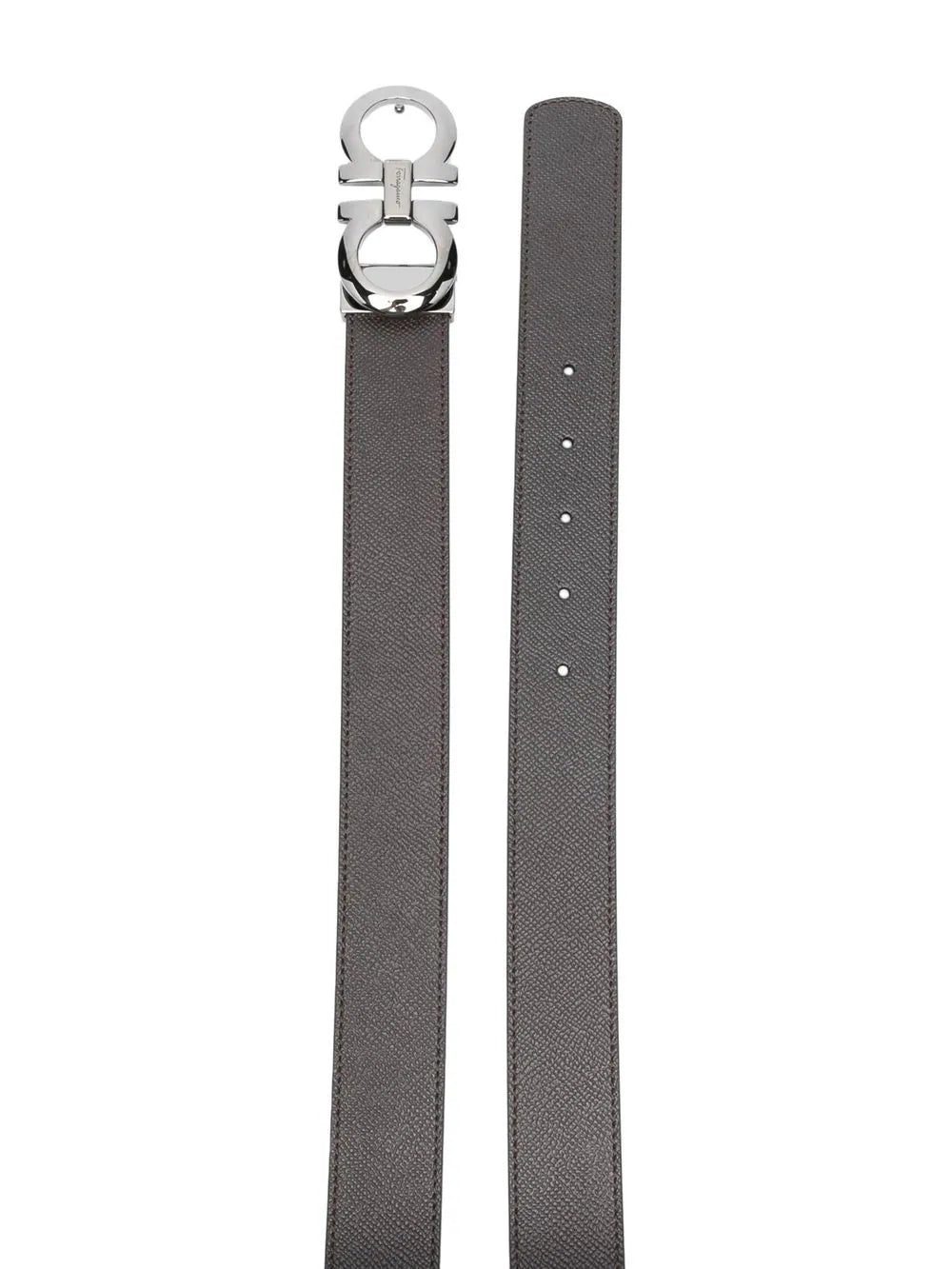 Ferragamo double-gancini leather belt - Image 2