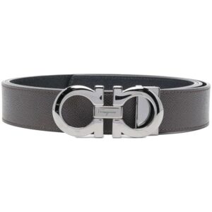 Ferragamo  double-gancini leather belt