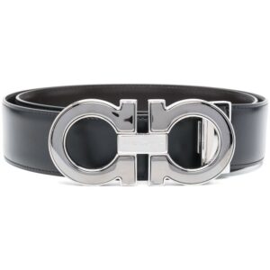 Ferragamo double-Gancini leather belt