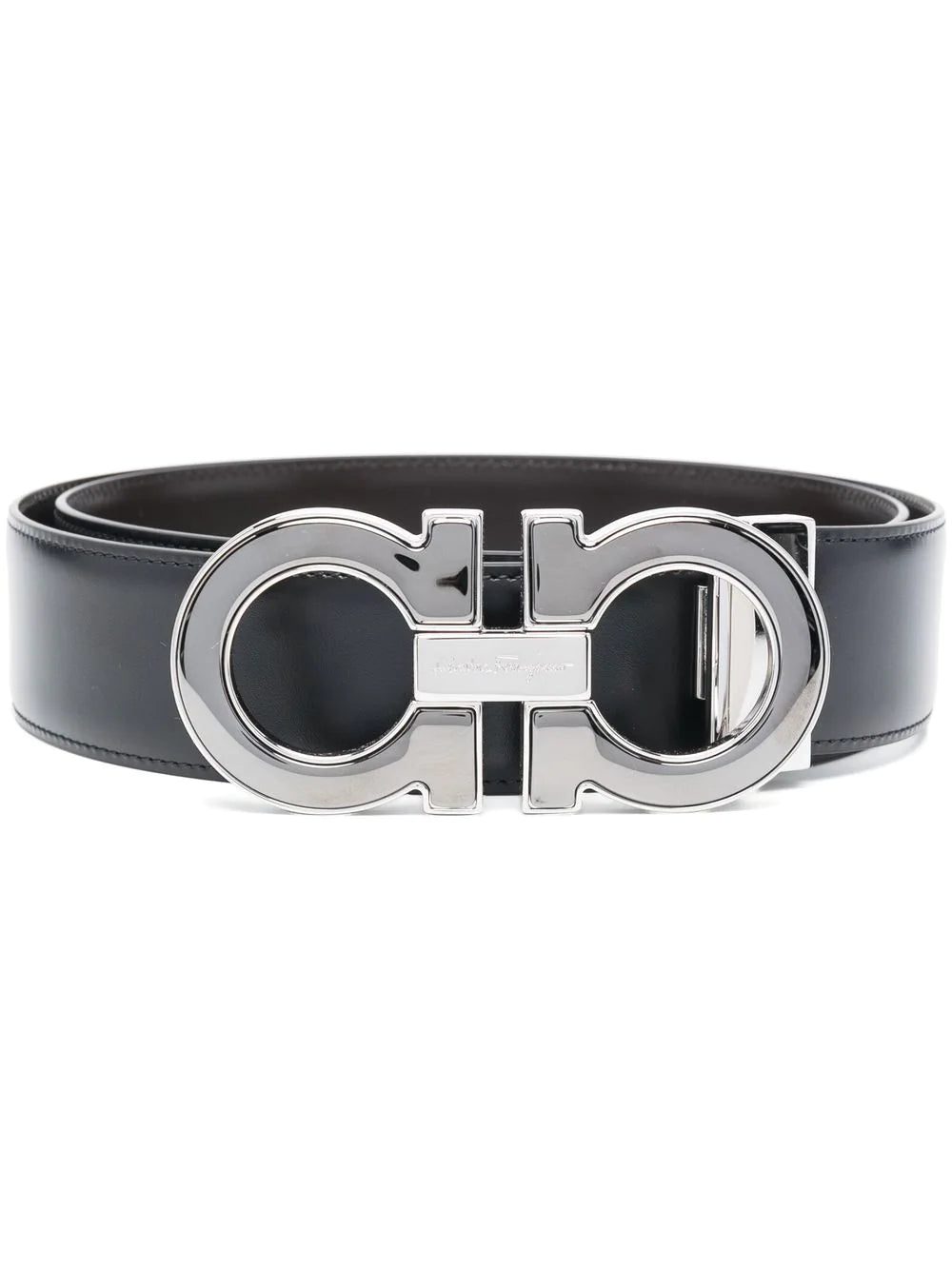 Ferragamo double-Gancini leather belt