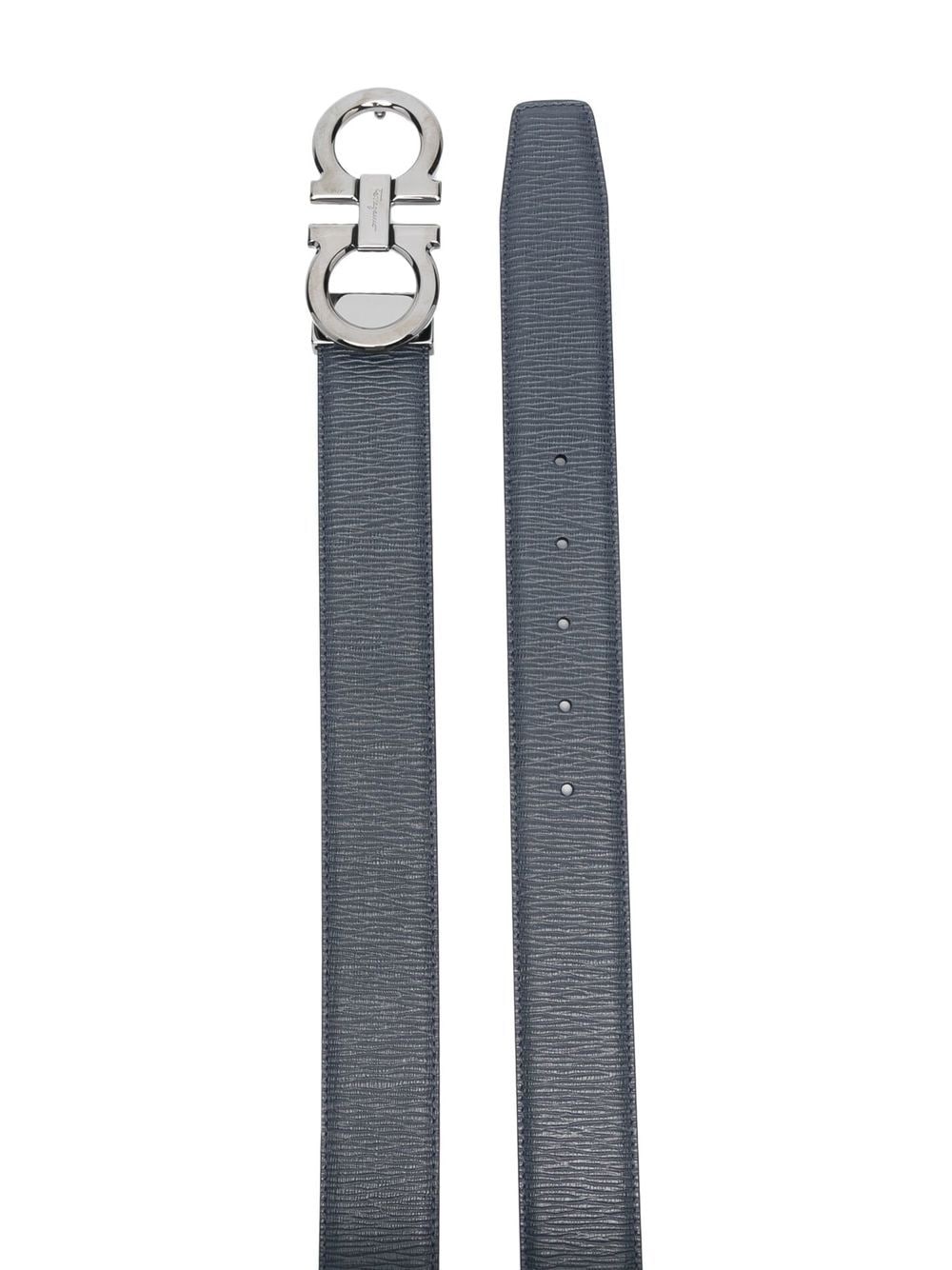 Ferragamo Gancini-buckle leather belt - Image 2