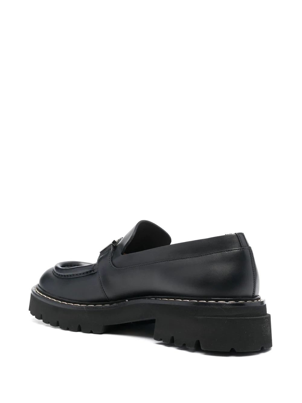 Ferragamo Gancini chunky leather loafers - Image 3