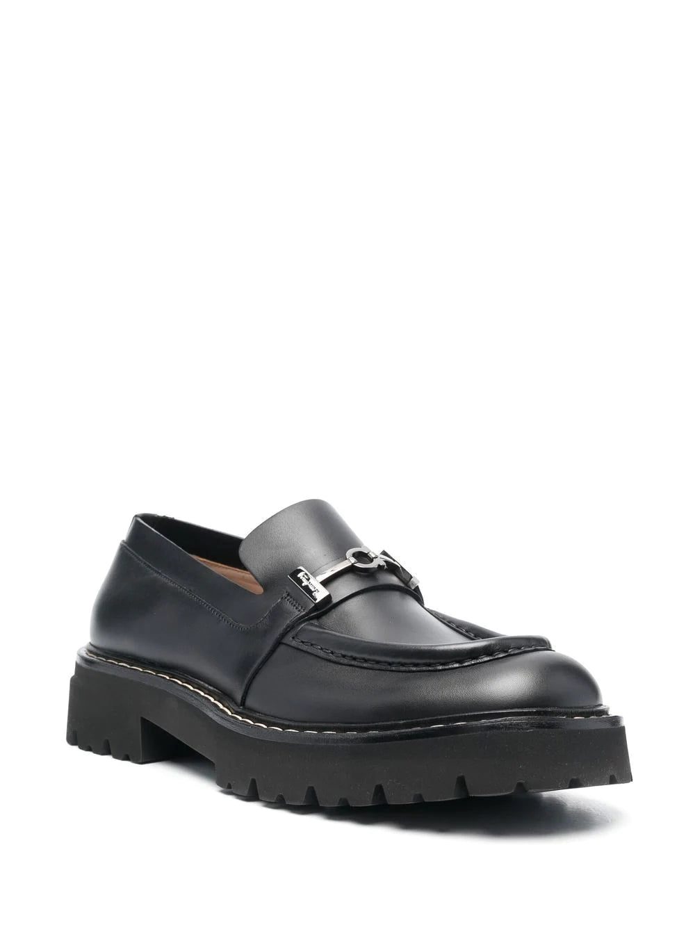 Ferragamo Gancini chunky leather loafers - Image 2