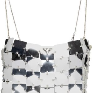 Prada chainmail crop top