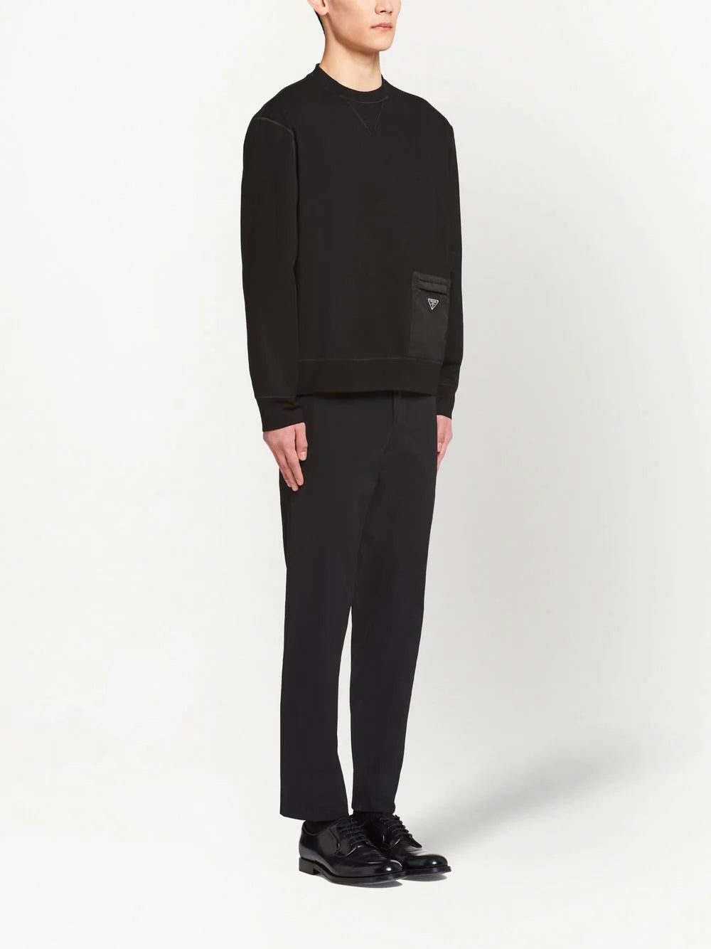 Prada logo-plaque sweatshirt - Image 3