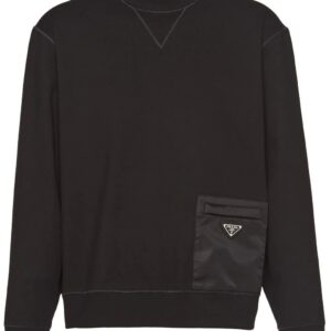 Prada logo-plaque sweatshirt