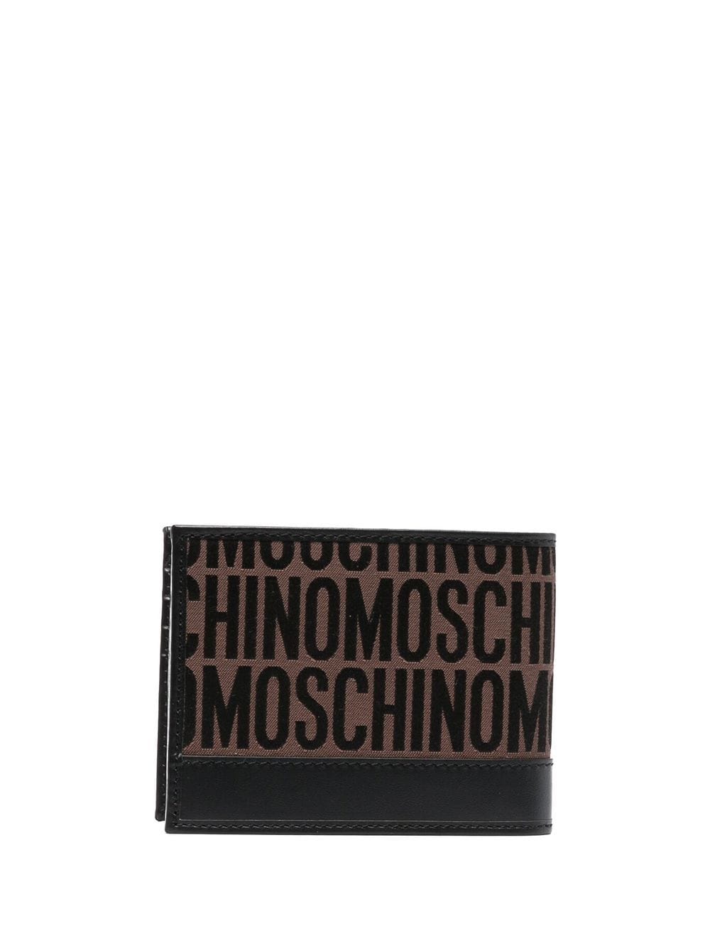 Moschino monogram logo stamp bi-fold wallet - Image 2