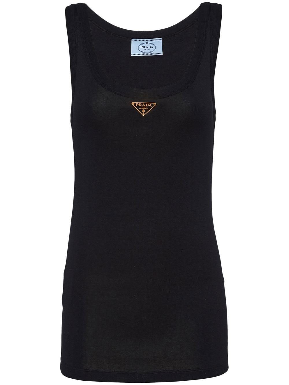 Prada ribbed-knit jersey tank top