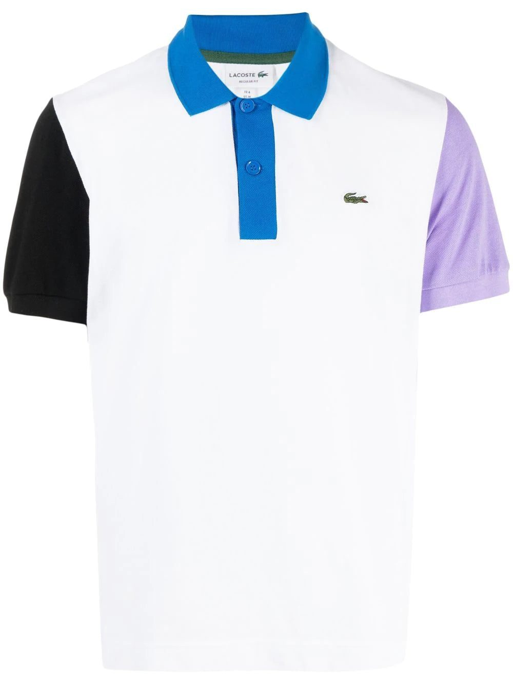 Lacoste colour-block short-sleeved polo shirt