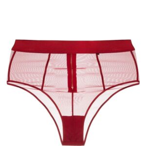 Kiki de Montparnasse  Illusion tulle high-waist briefs