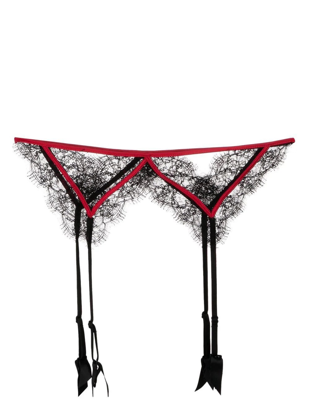 Kiki de Montparnasse lace detailing garter belt