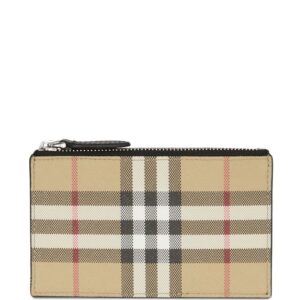 Burberry Vintage-Check zipped card case