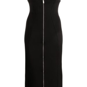 Off-White strapless midi dress