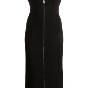 Off-White strapless midi dress