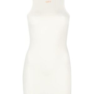 Off-White Sleek Rowing logo-print minidress