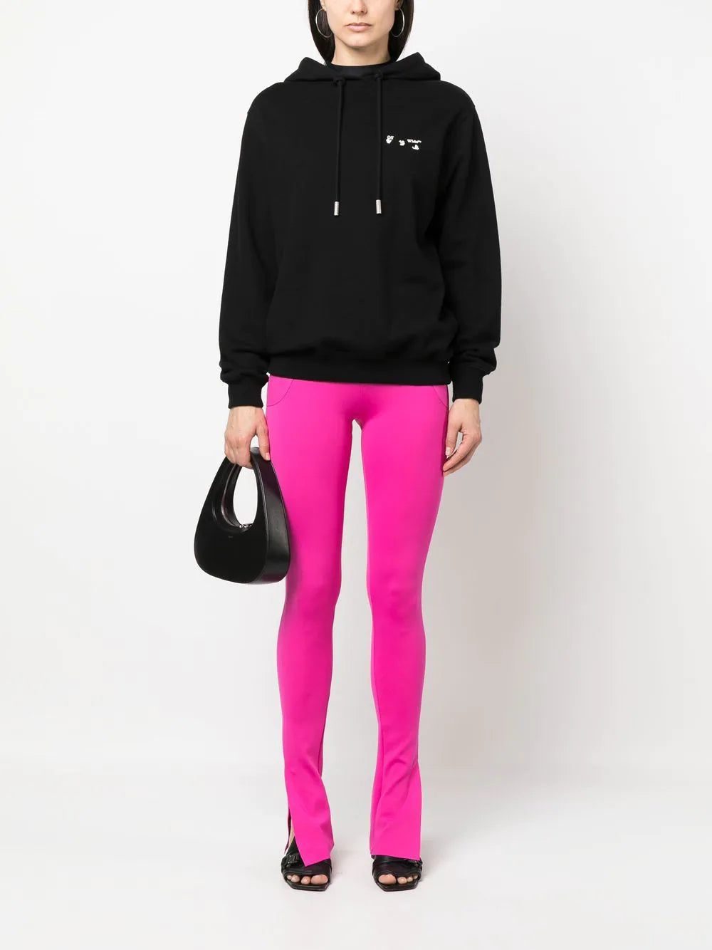 Off-White zip-front side-slit leggings - Image 2