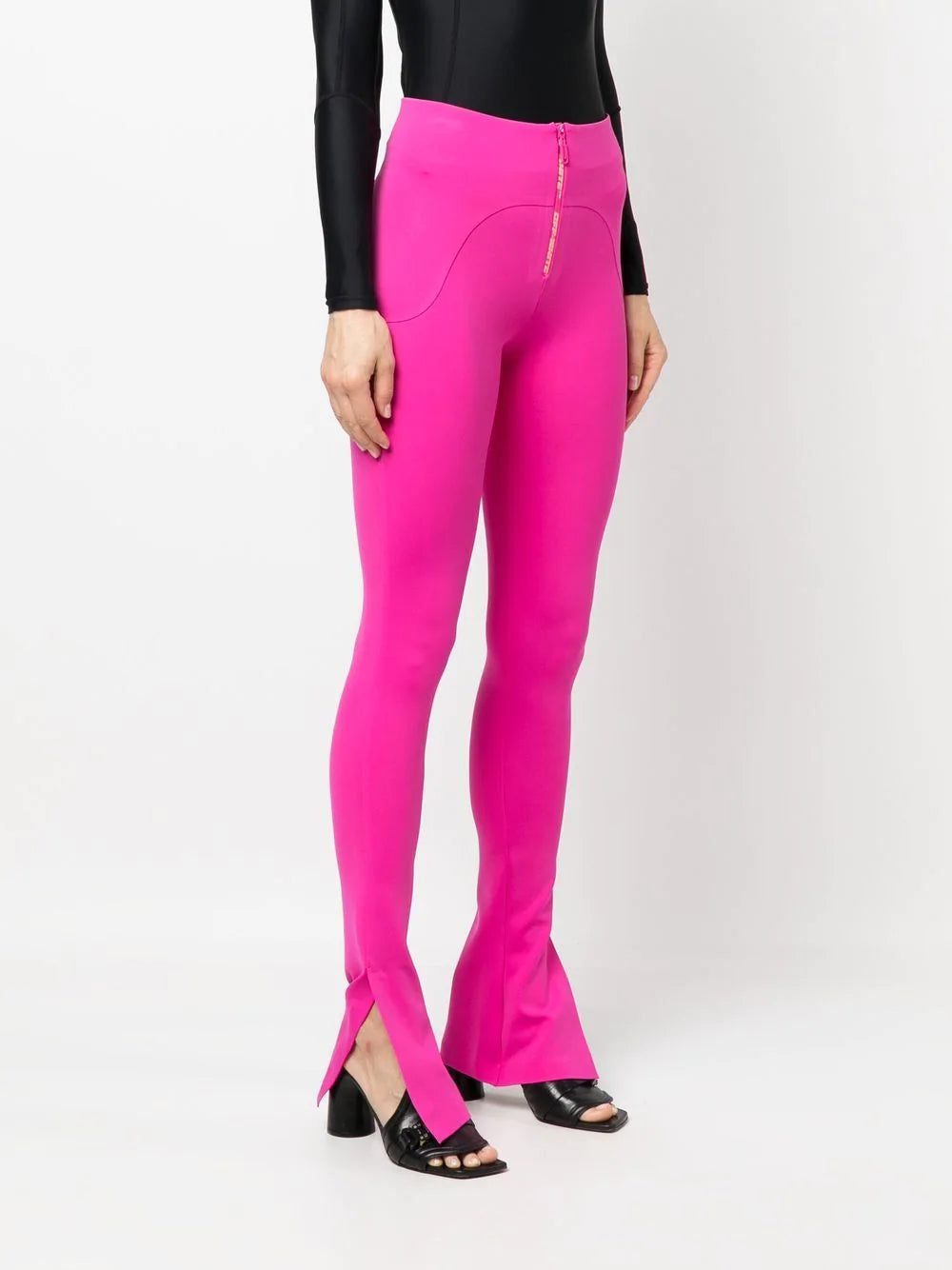 Off-White zip-front side-slit leggings - Image 3