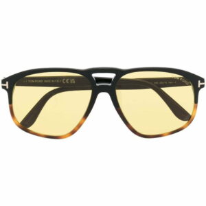 Tom Ford Eyewear tinted double-bridge sunglasses