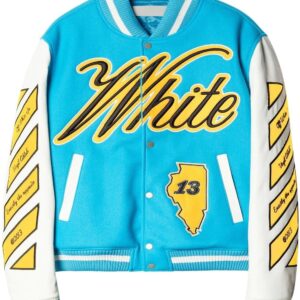 Off-White  Vars World leather jacket