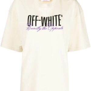 Off-White  logo-print short-sleeve T-shirt
