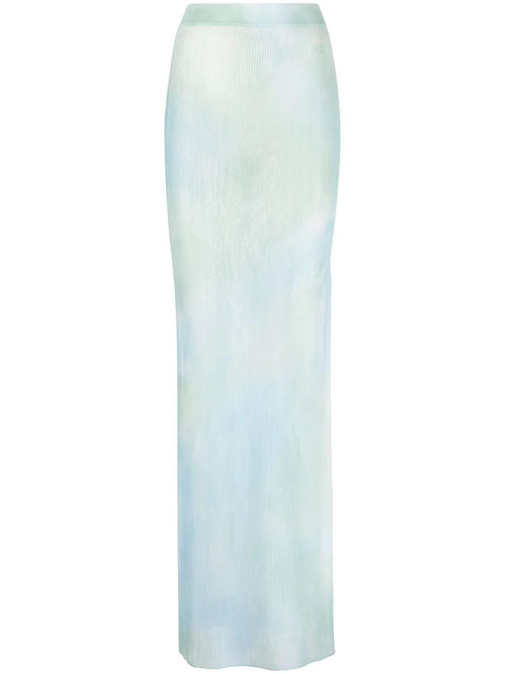 Off-White tie-dye sheer maxi skirt