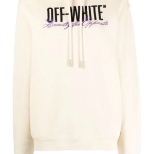 Off-White  Big Logo Opposite-print hoodie