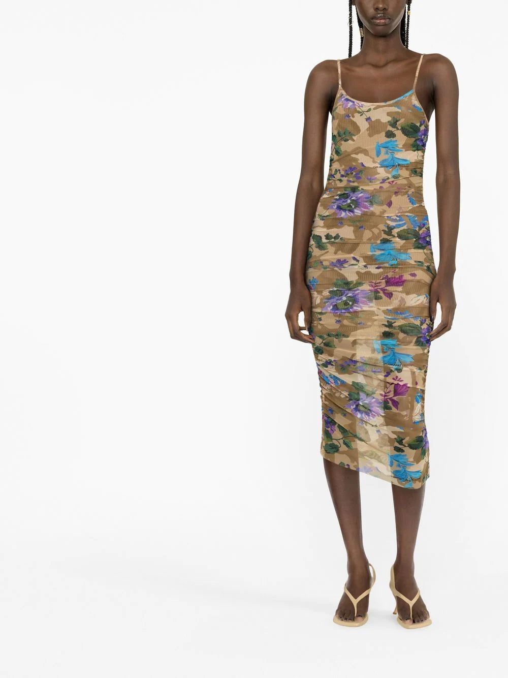 Off-White camouflage-print mesh dress - Image 2